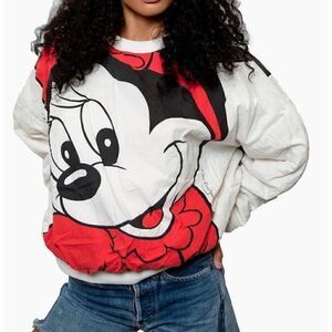Vintage collectible Disney reversible Minnie Mouse/comics sweatshirt